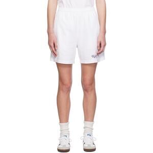 Sporty & Rich '94 Racquet Club' White Shorts Size L